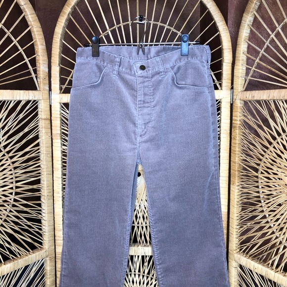 WRANGLER Vintage Corduroy Pants High Rise Mom Mauve Size 30 - Picture 2 of 15